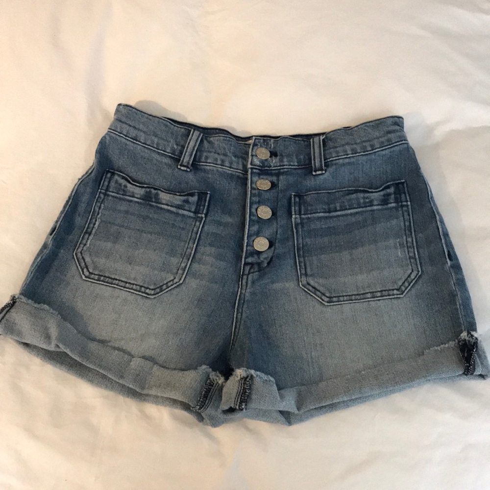 High waisted Madewell Jean Shorts size 26